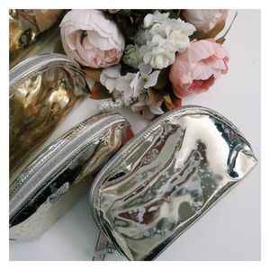 Victoria's Secret Golden Make up bag